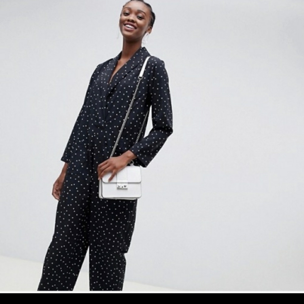 Asos boiler Suit in star print